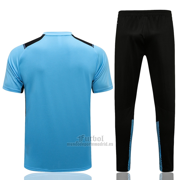 Chandal del Olympique Marsella Manga Corta 2021-2022 Azul